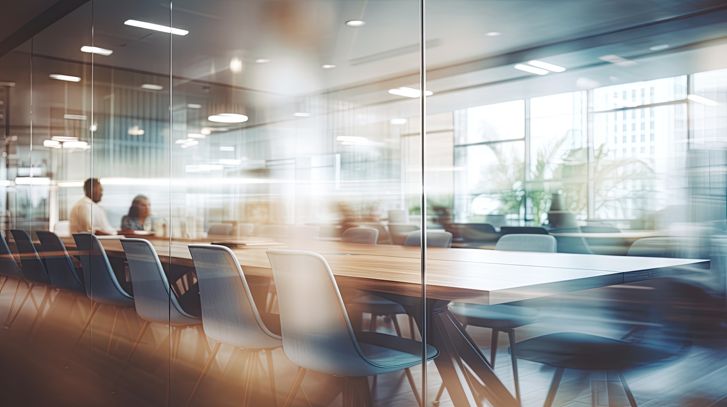 Modern meeting room